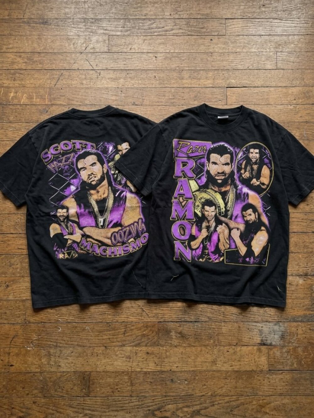 Vintage Razor Ramon WWF WCW Wrestling Tee Retro 90s Machismo Shirt